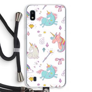 CaseCompany Fantasiewereld: Samsung Galaxy A10 Transparant Hoesje met koord