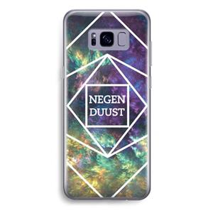 CaseCompany Negenduust ruimte: Samsung Galaxy S8 Plus Transparant Hoesje