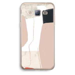 CaseCompany Lava: Samsung Galaxy J3 (2016) Transparant Hoesje