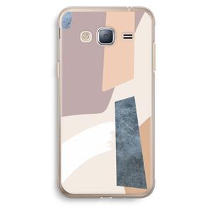 CaseCompany Luca: Samsung Galaxy J3 (2016) Transparant Hoesje