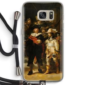 CaseCompany De Nachtwacht: Samsung Galaxy S7 Transparant Hoesje met koord