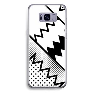 CaseCompany Pop Art #5: Samsung Galaxy S8 Plus Transparant Hoesje