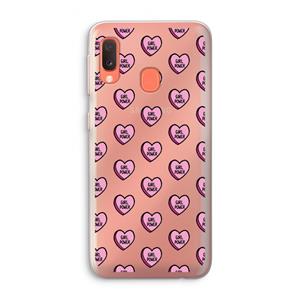 CaseCompany GIRL POWER: Samsung Galaxy A20e Transparant Hoesje