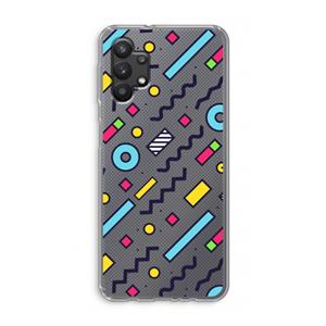 CaseCompany 8-bit N°8: Samsung Galaxy A32 5G Transparant Hoesje