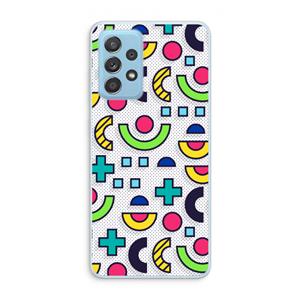 CaseCompany 8-bit N°6: Samsung Galaxy A73 Transparant Hoesje