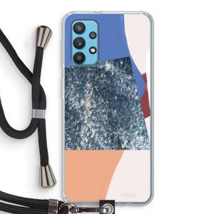 CaseCompany Billy: Samsung Galaxy A32 4G Transparant Hoesje met koord