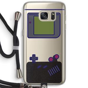 CaseCompany Game On: Samsung Galaxy S7 Transparant Hoesje met koord