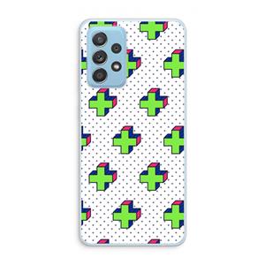 CaseCompany 8-bit N°10: Samsung Galaxy A73 Transparant Hoesje