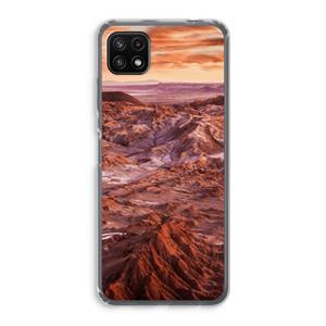 CaseCompany Mars: Samsung Galaxy A22 5G Transparant Hoesje