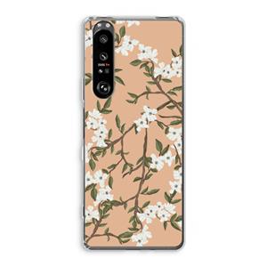 CaseCompany Blossoming spring: Sony Xperia 1 III Transparant Hoesje