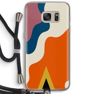 CaseCompany Noor A: Samsung Galaxy S7 Transparant Hoesje met koord