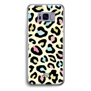 CaseCompany Leopard pattern: Samsung Galaxy S8 Plus Transparant Hoesje