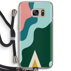 CaseCompany Noor B: Samsung Galaxy S7 Transparant Hoesje met koord