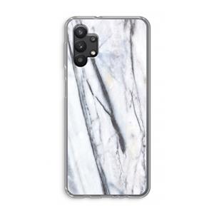CaseCompany Gestreepte marmer: Samsung Galaxy A32 5G Transparant Hoesje