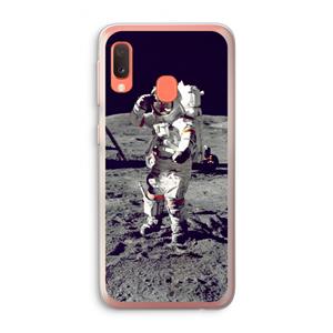 CaseCompany Spaceman: Samsung Galaxy A20e Transparant Hoesje
