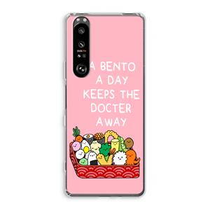 CaseCompany Bento a day: Sony Xperia 1 III Transparant Hoesje