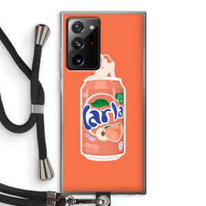 CaseCompany S(peach)less: Samsung Galaxy Note 20 Ultra / Note 20 Ultra 5G Transparant Hoesje met koord