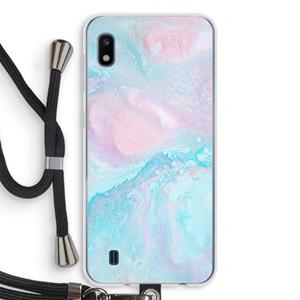 CaseCompany Fantasie pastel: Samsung Galaxy A10 Transparant Hoesje met koord