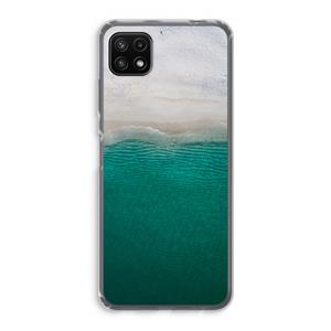 CaseCompany Stranded: Samsung Galaxy A22 5G Transparant Hoesje