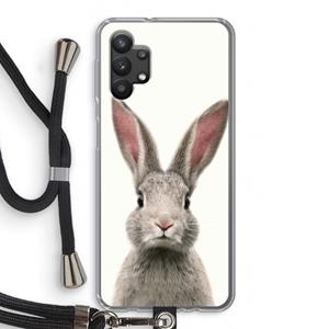 CaseCompany Daisy: Samsung Galaxy A32 5G Transparant Hoesje met koord