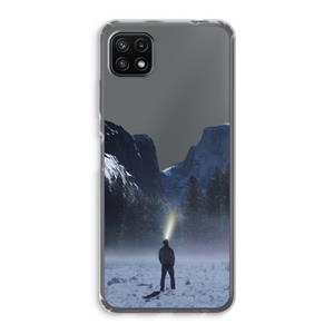 CaseCompany Wanderlust: Samsung Galaxy A22 5G Transparant Hoesje