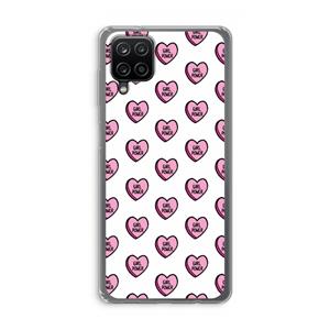 CaseCompany GIRL POWER: Samsung Galaxy A12 Transparant Hoesje