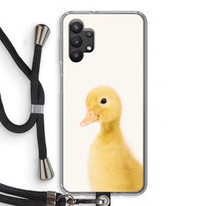 CaseCompany Duke: Samsung Galaxy A32 5G Transparant Hoesje met koord