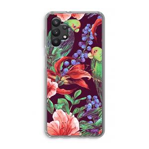 CaseCompany Papegaaien: Samsung Galaxy A32 5G Transparant Hoesje