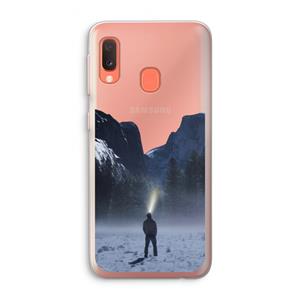 CaseCompany Wanderlust: Samsung Galaxy A20e Transparant Hoesje