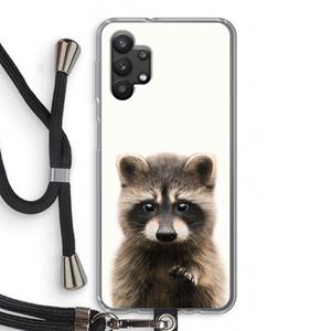 CaseCompany Rocco: Samsung Galaxy A32 5G Transparant Hoesje met koord