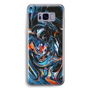 CaseCompany Black Unicorn: Samsung Galaxy S8 Plus Transparant Hoesje