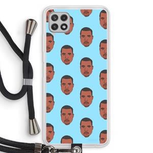 CaseCompany Kanye Call Me℃: Samsung Galaxy A22 4G Transparant Hoesje met koord
