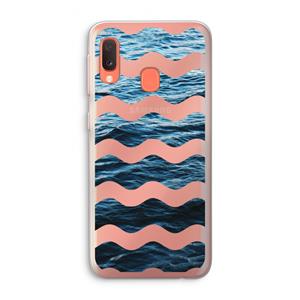 CaseCompany Oceaan: Samsung Galaxy A20e Transparant Hoesje