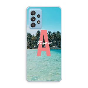 CaseCompany Pacific Dream: Samsung Galaxy A73 Transparant Hoesje