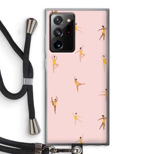 CaseCompany Dans #2: Samsung Galaxy Note 20 Ultra / Note 20 Ultra 5G Transparant Hoesje met koord