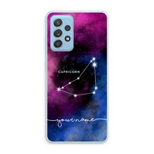 CaseCompany Sterrenbeeld - Donker: Samsung Galaxy A73 Transparant Hoesje