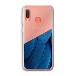 CaseCompany Pauw: Samsung Galaxy A20e Transparant Hoesje