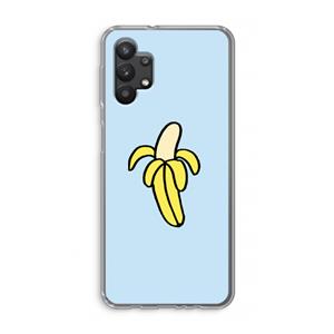 CaseCompany Banana: Samsung Galaxy A32 5G Transparant Hoesje