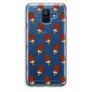 CaseCompany Yummy: Samsung Galaxy A6 (2018) Transparant Hoesje