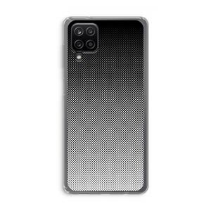 CaseCompany Musketon Halftone: Samsung Galaxy A12 Transparant Hoesje
