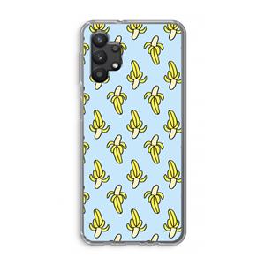 CaseCompany Bananas: Samsung Galaxy A32 5G Transparant Hoesje