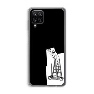 CaseCompany Musketon Painter: Samsung Galaxy A12 Transparant Hoesje