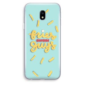 CaseCompany Always fries: Samsung Galaxy J3 (2017) Transparant Hoesje