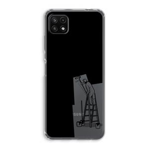 CaseCompany Musketon Painter: Samsung Galaxy A22 5G Transparant Hoesje