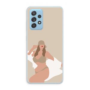 CaseCompany One of a kind: Samsung Galaxy A73 Transparant Hoesje