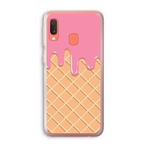 CaseCompany Ice cream: Samsung Galaxy A20e Transparant Hoesje