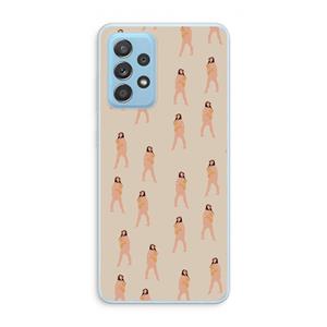 CaseCompany You're so golden: Samsung Galaxy A73 Transparant Hoesje