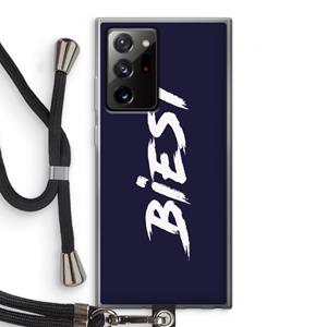 CaseCompany Biest: Samsung Galaxy Note 20 Ultra / Note 20 Ultra 5G Transparant Hoesje met koord