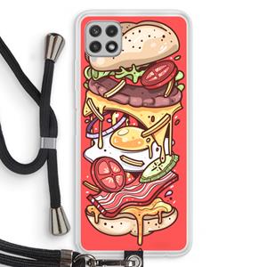 CaseCompany Diet Coke Please: Samsung Galaxy A22 4G Transparant Hoesje met koord
