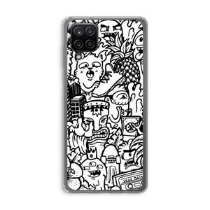 CaseCompany Vexx Mixtape #2: Samsung Galaxy A12 Transparant Hoesje
